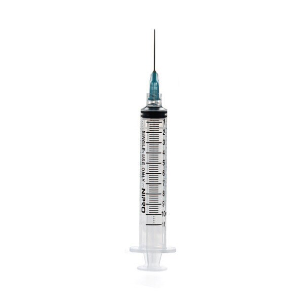 Nipro 3mL Syringe Luer Lock with 25g x 1" Needle MedSTAT